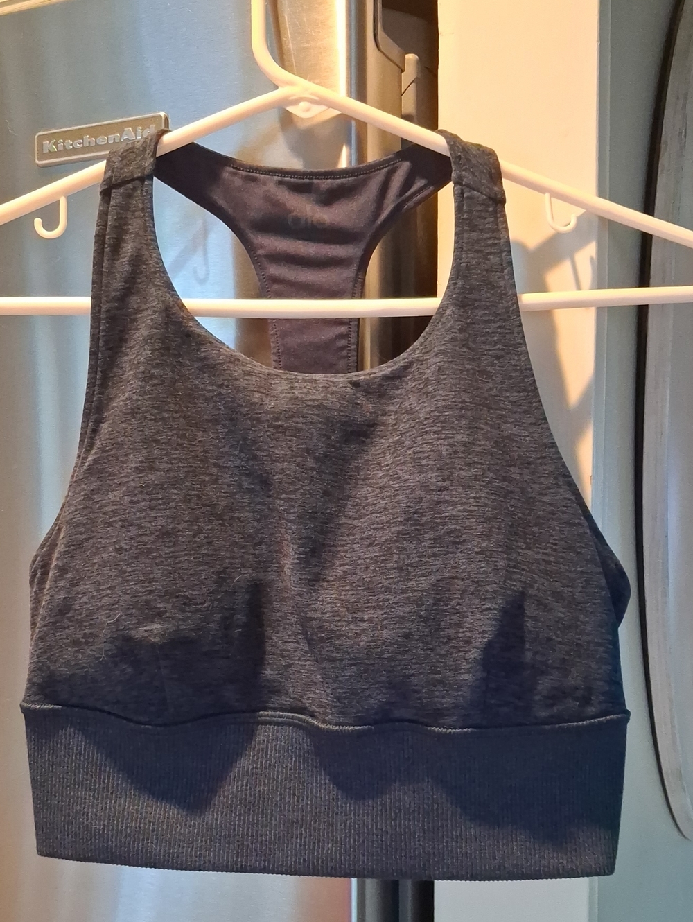ALO Yoga Dark Heather BlueRacerback Sports Bra